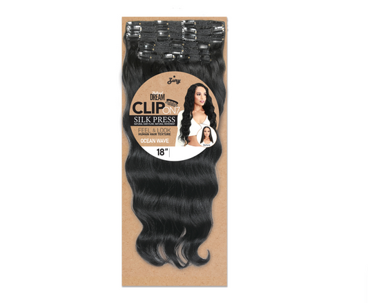 Zury Natural Dream Clip On Hair Extensions Ocean Wave 18”