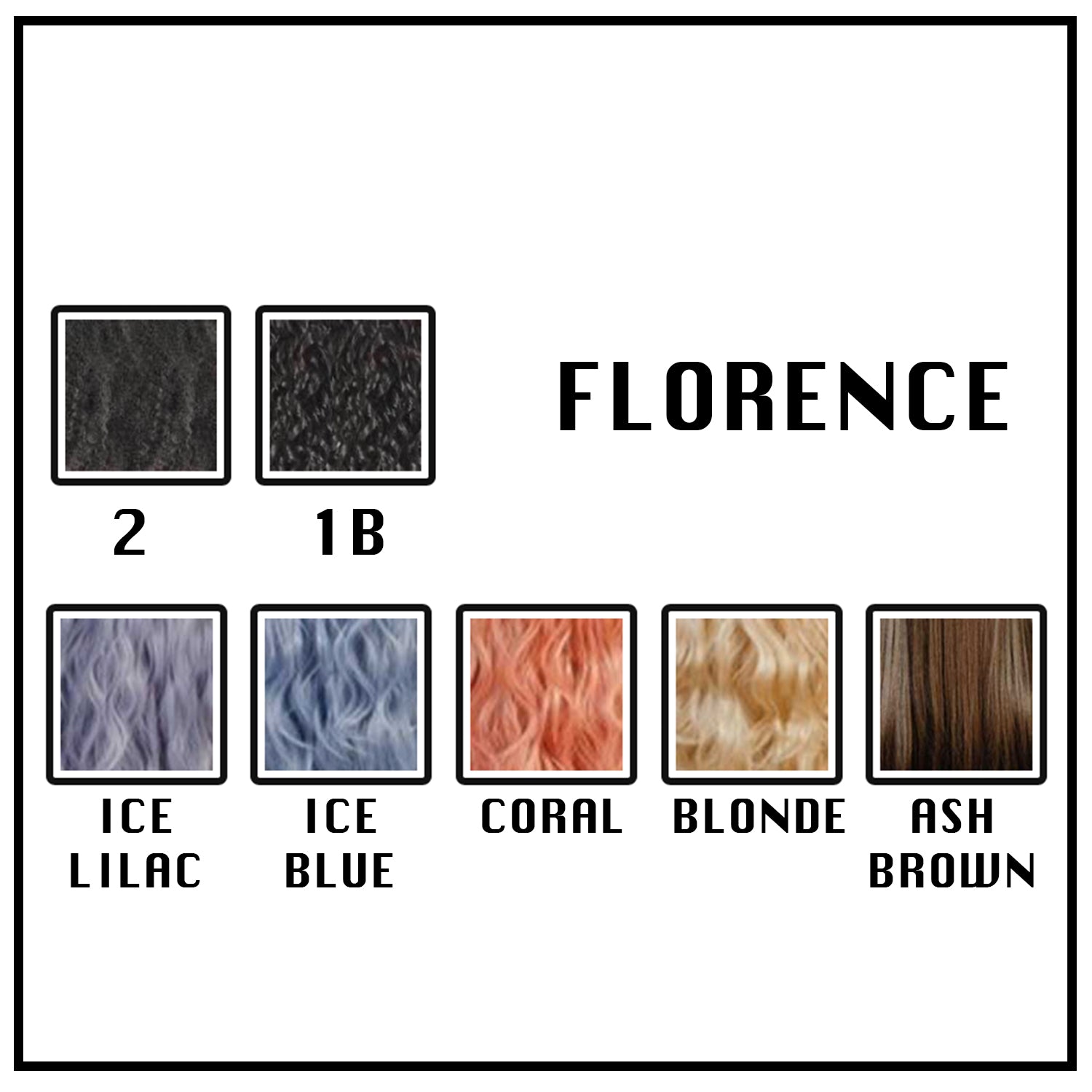Fashion Source HT Lace Wig Florence  colors