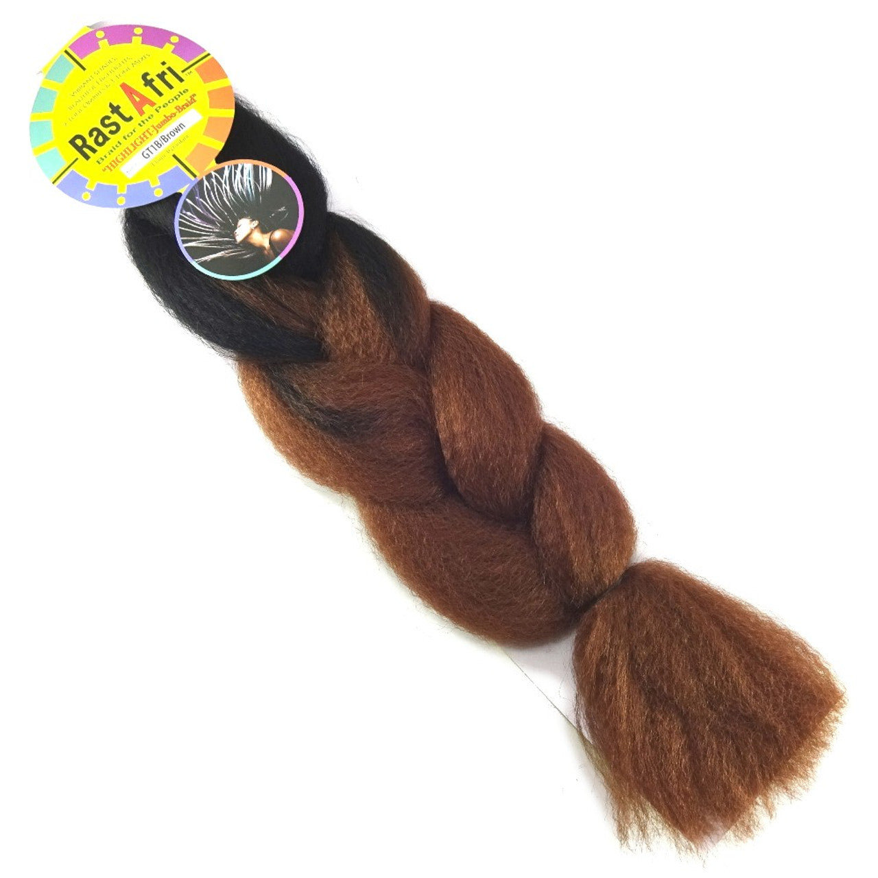 RastAfri Highlight Jumbo Braiding Hair brown
