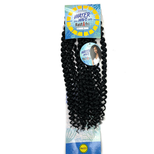 RastAfri Water Wave Crochet Braiding Hair color 1