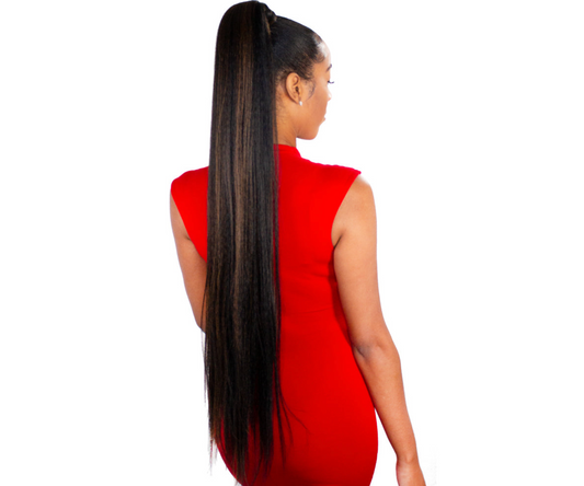 Eve Hair Wrap Ponytail Extension Kinky Straight 24"