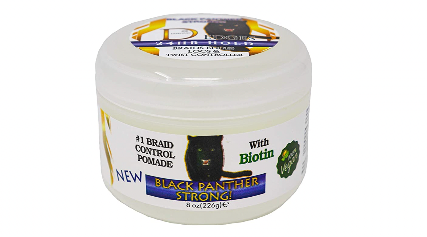 Diamond Edges Black Panther Strong Vegan Edge Control With Biotin