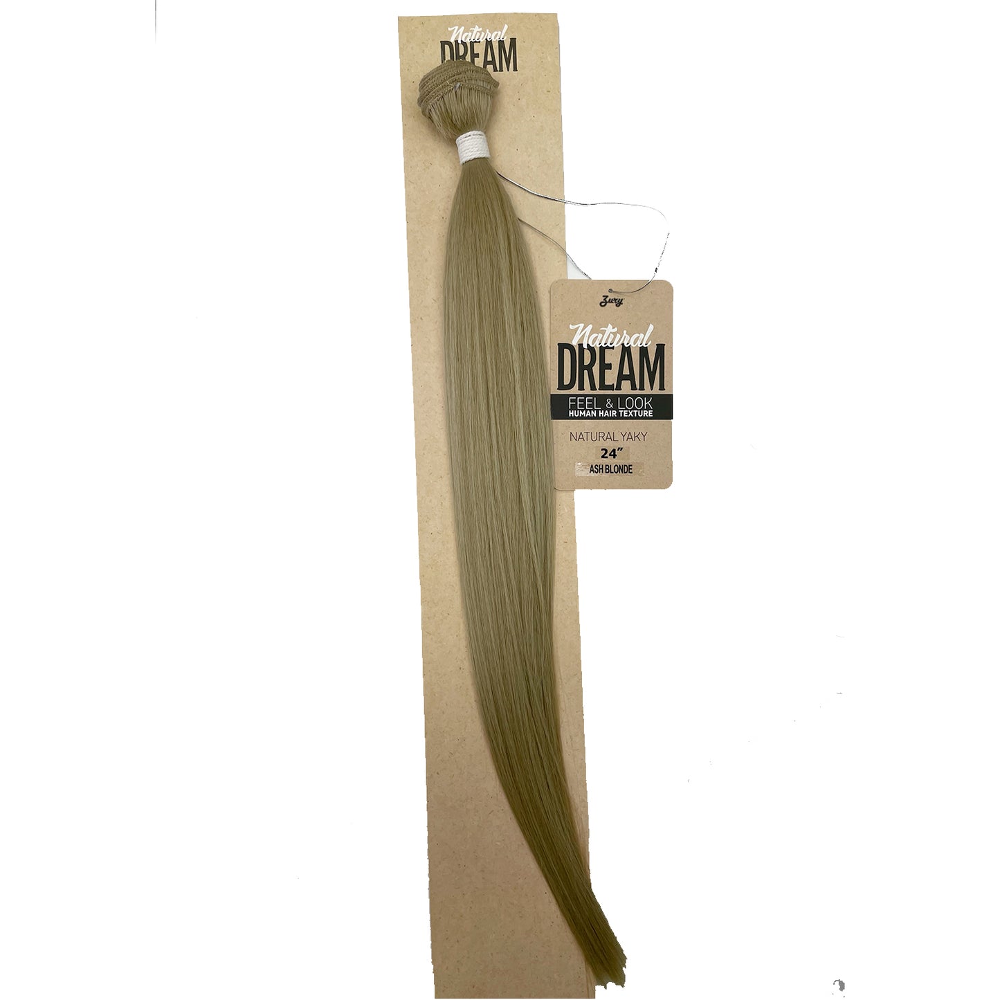 Zury Natural Dream Feel & Look Hair Extension Bundle, Natural Yaky 24" ash blonde