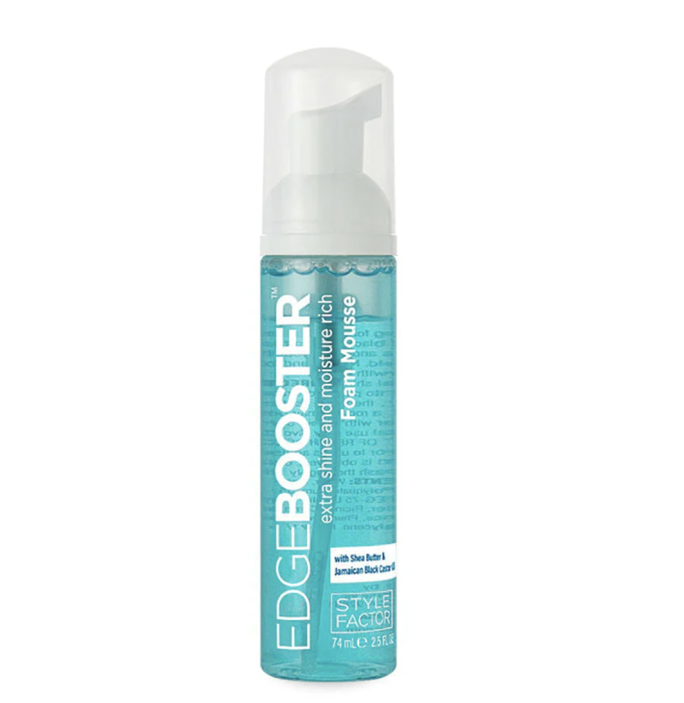 Style Factor Edge Booster Extra Shine Moisture Rich Foam Mousse shea butter black castor oil