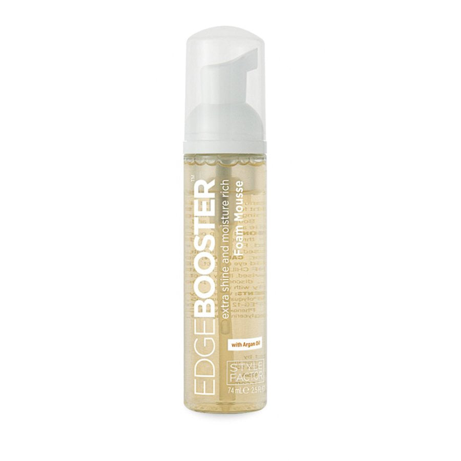 Style Factor Edge Booster Extra Shine Moisture Rich Foam Mousse argon oil