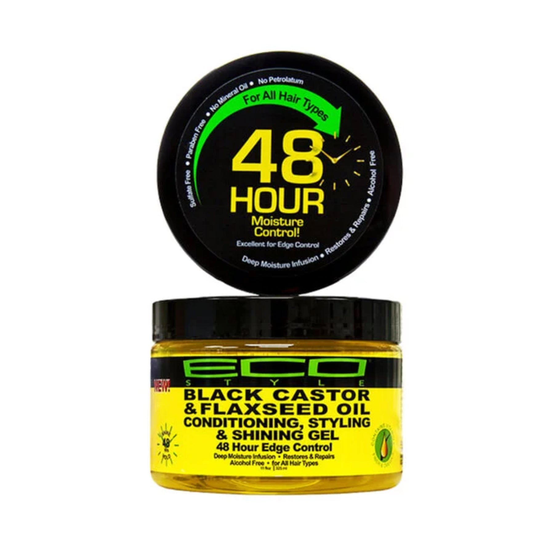 Eco Style Black Castor & Flaxseed Oil Gel