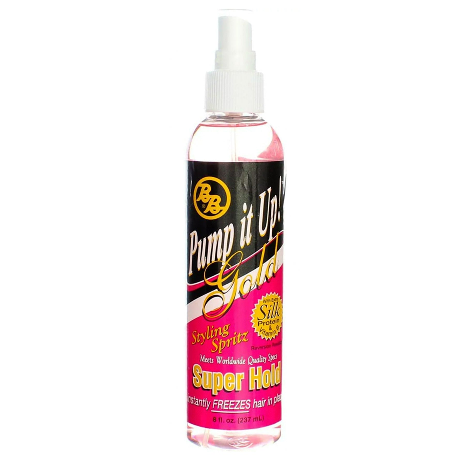 Bronner Brothers Pump It Up Spritz Gold, Super Hold