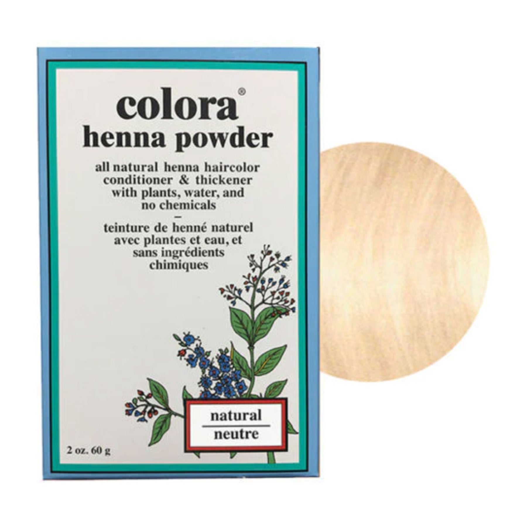 Colora Henna Powder Hair Color natural blonde