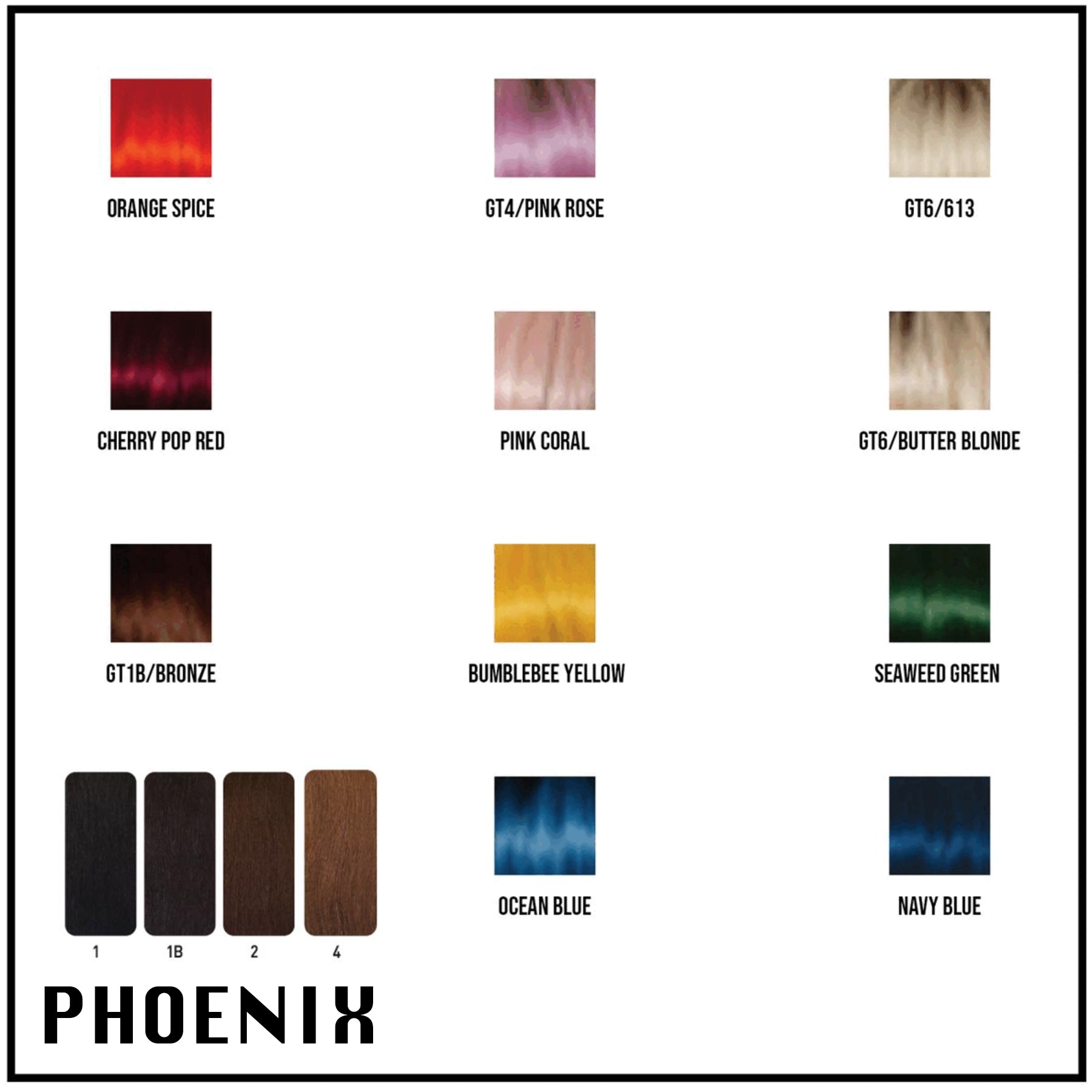 Fashion Source Wig HT-PHOENIX 23" colors