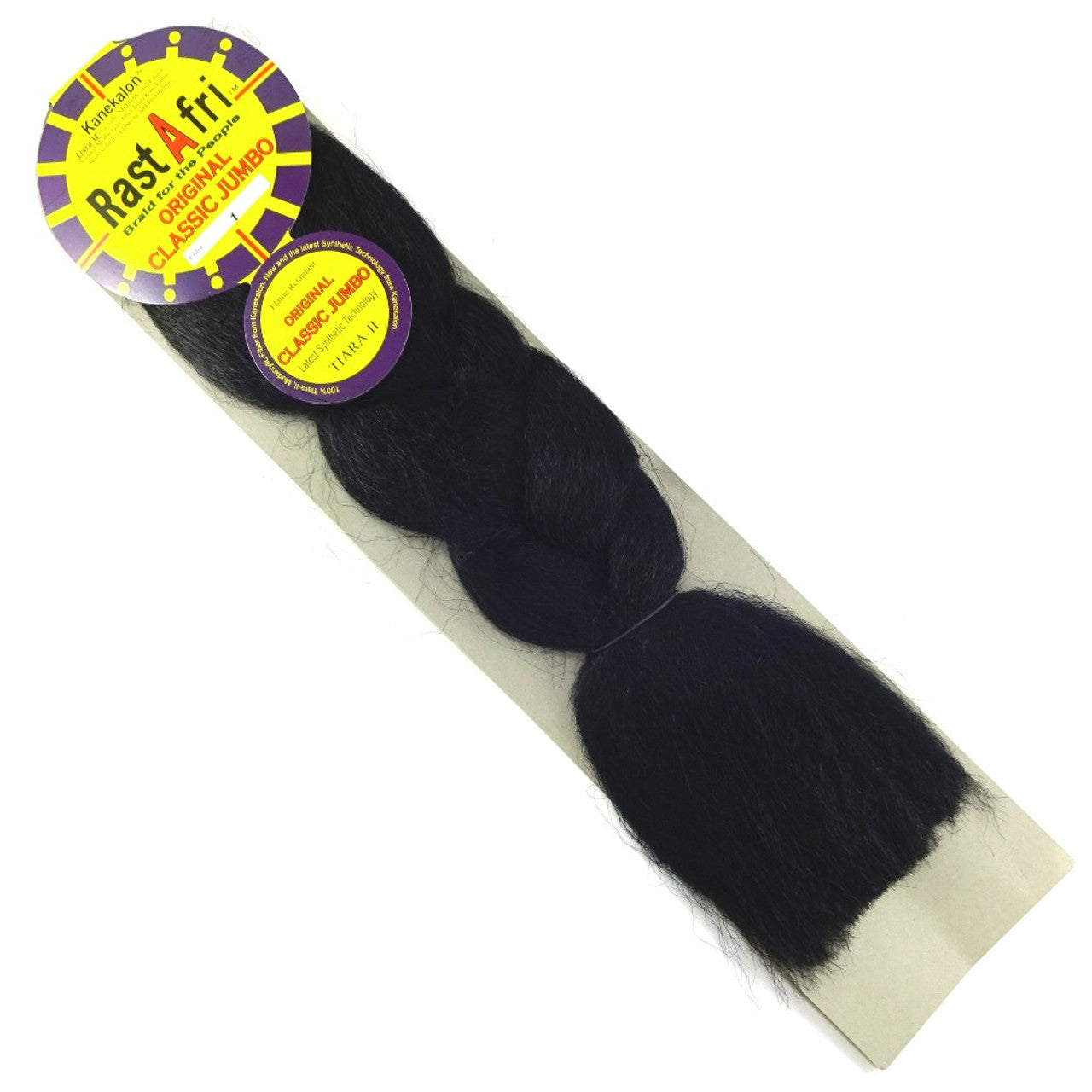 RastAfri Classic Jumbo Braiding Hair black 1