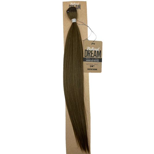 Zury Natural Dream Feel & Look Hair Extension Bundle, Natural Yaky 24" brown blonde