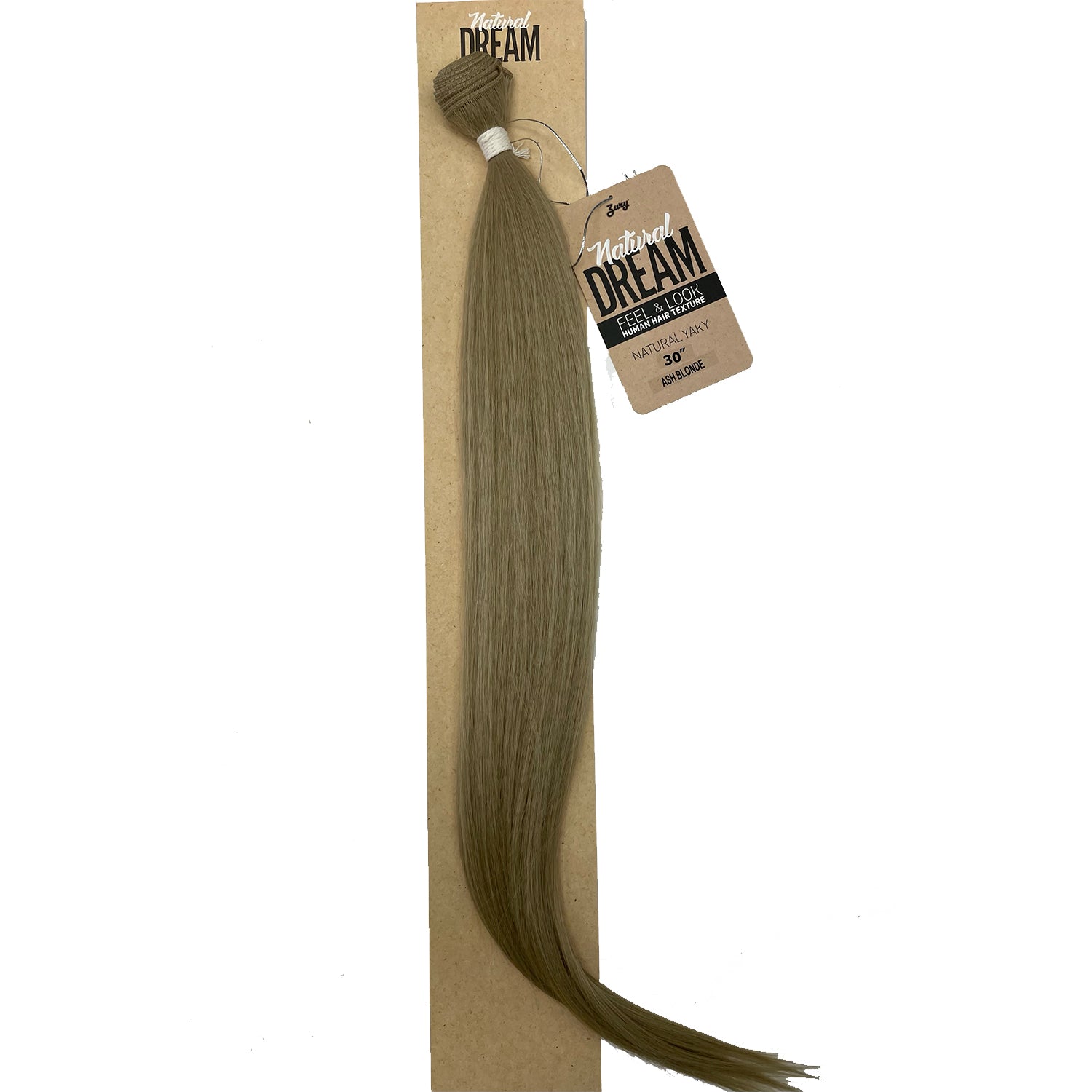Zury Natural Dream Feel & Look Hair Extension Bundle, Natural Yaky 30" ash blonde