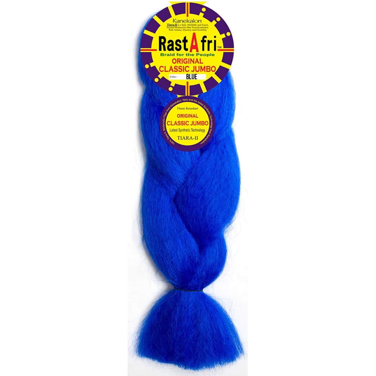 RastAfri Classic Jumbo Braiding Hair colors blue