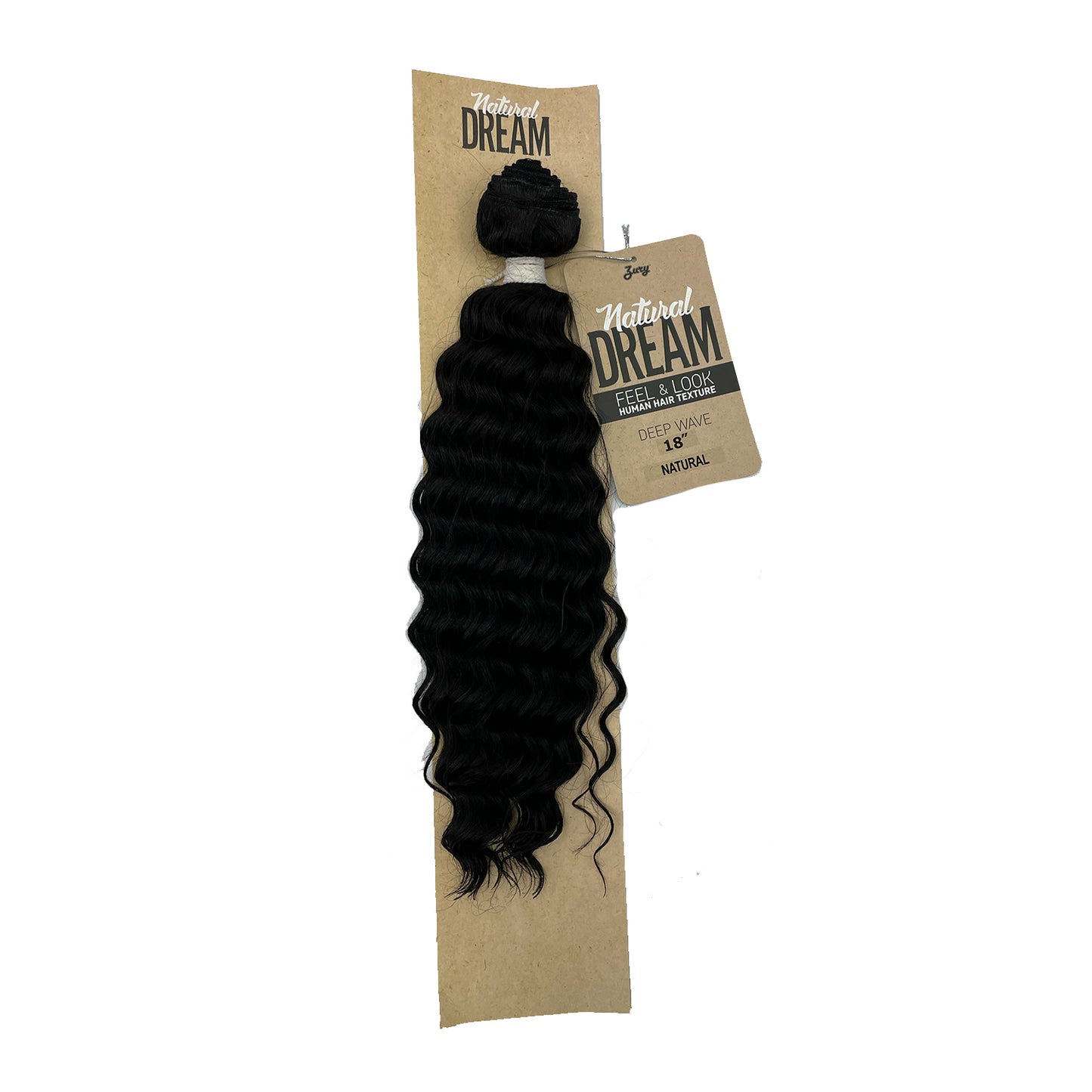 Zury Natural Dream Feel & Look Hair Extension Bundle, Deep Wave 18" natural black