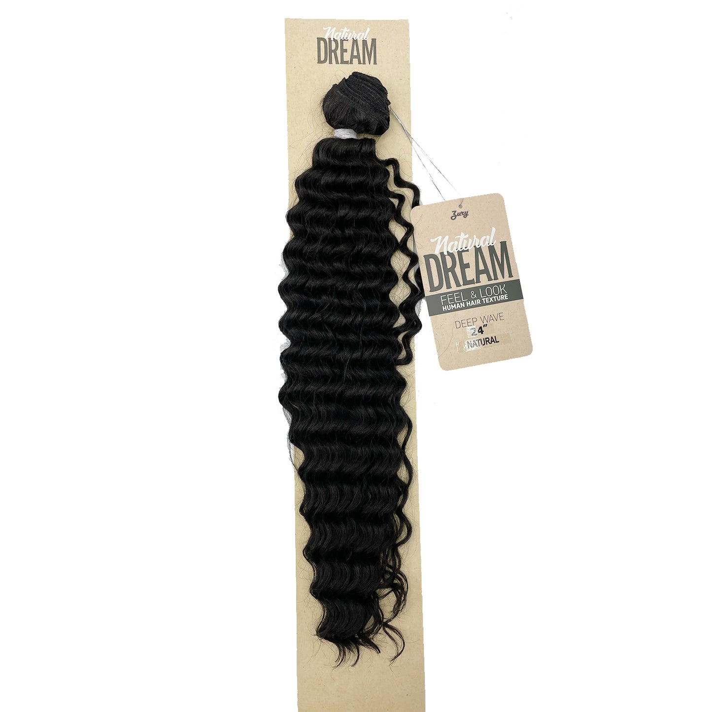 Zury Natural Dream Feel & Look Hair Extension Bundle, Deep Wave 24" natural black