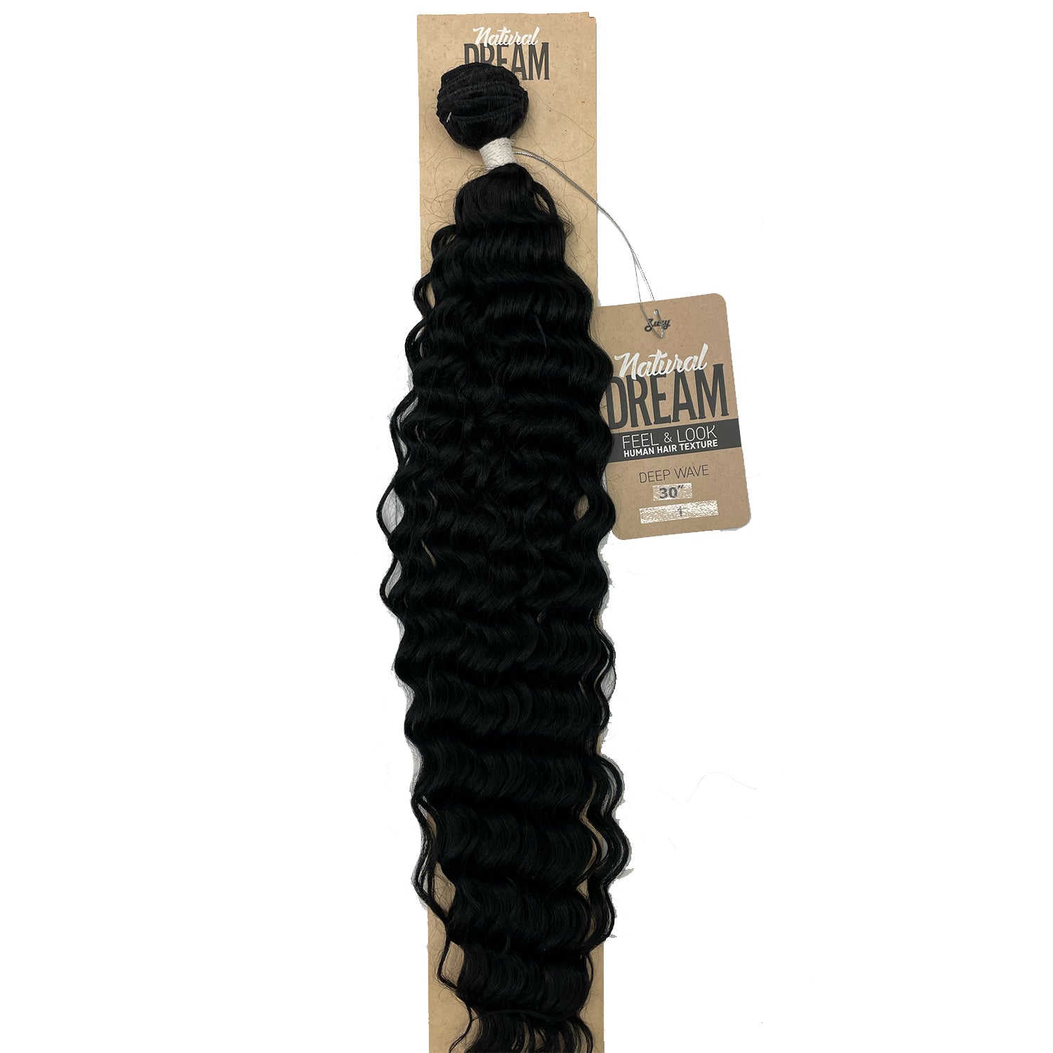 Zury Natural Dream Feel & Look Hair Extension Bundle, Deep Wave 30" 1 color black