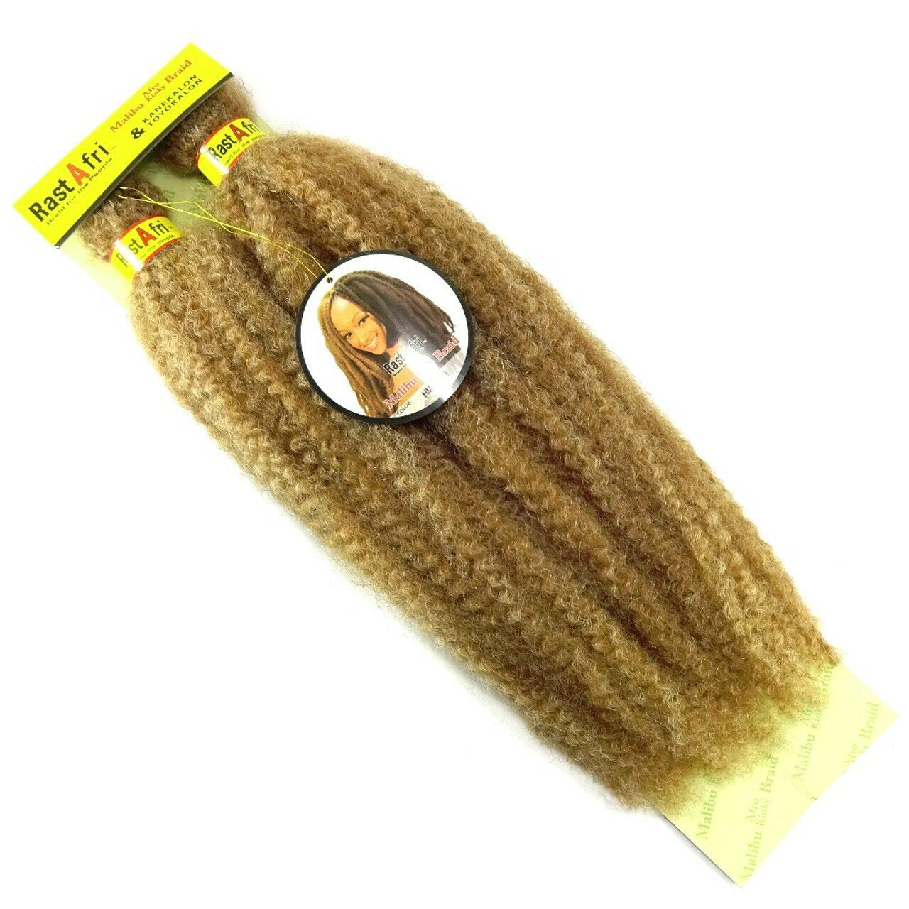 RastAfri Malibu Afro Kinky Crochet Braiding Hair color hm27613 blonde