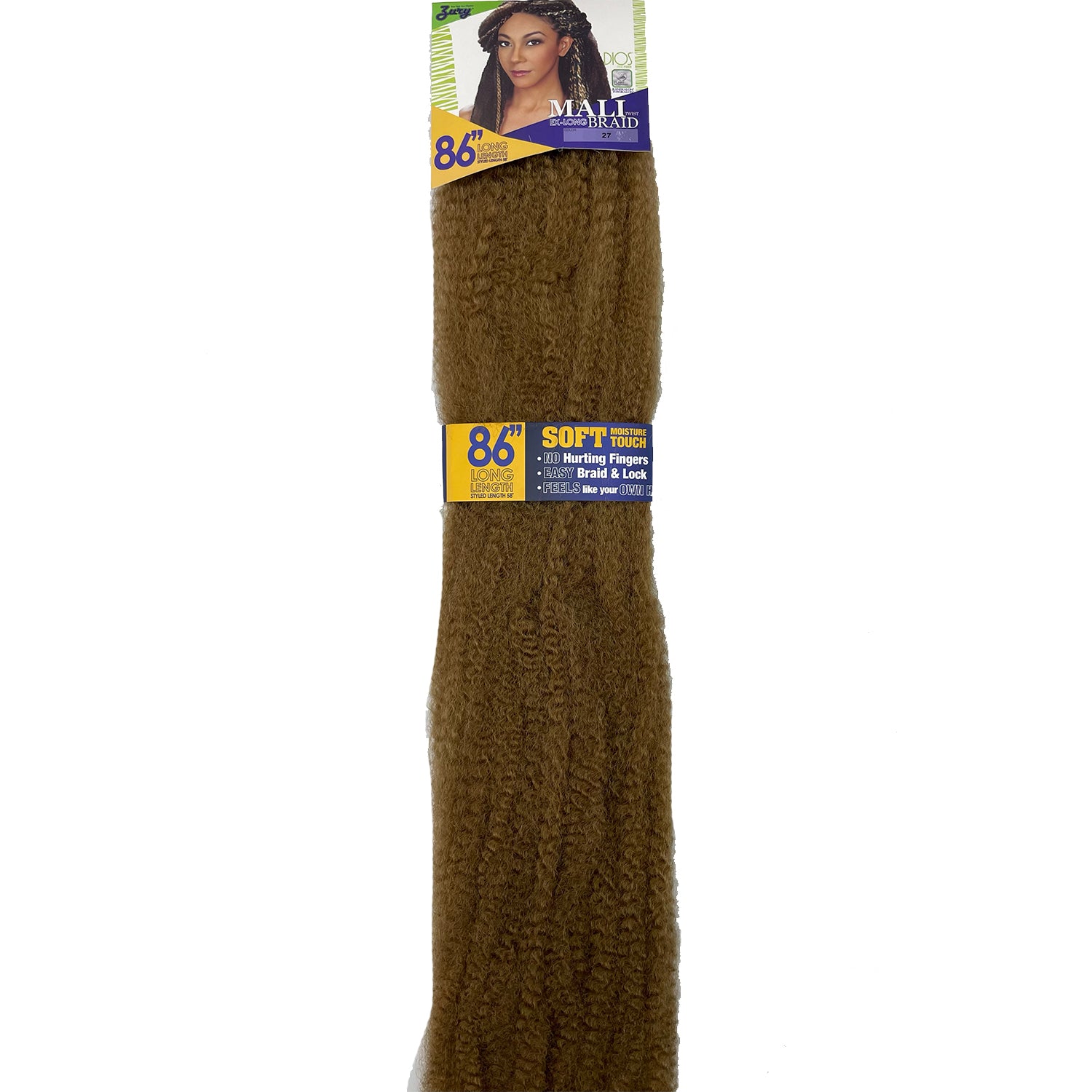 Zury Mali Braiding Hair 86" extension  crochet brown blonde