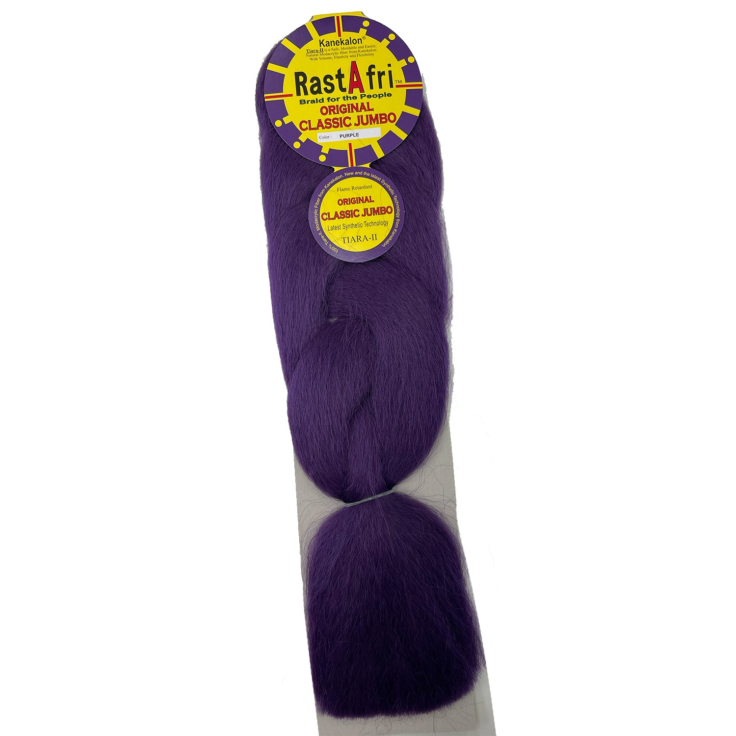 RastAfri Classic Jumbo Braiding Hair purple color