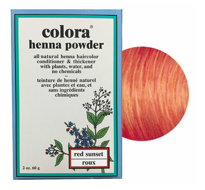 Colora Henna Powder Hair Color red