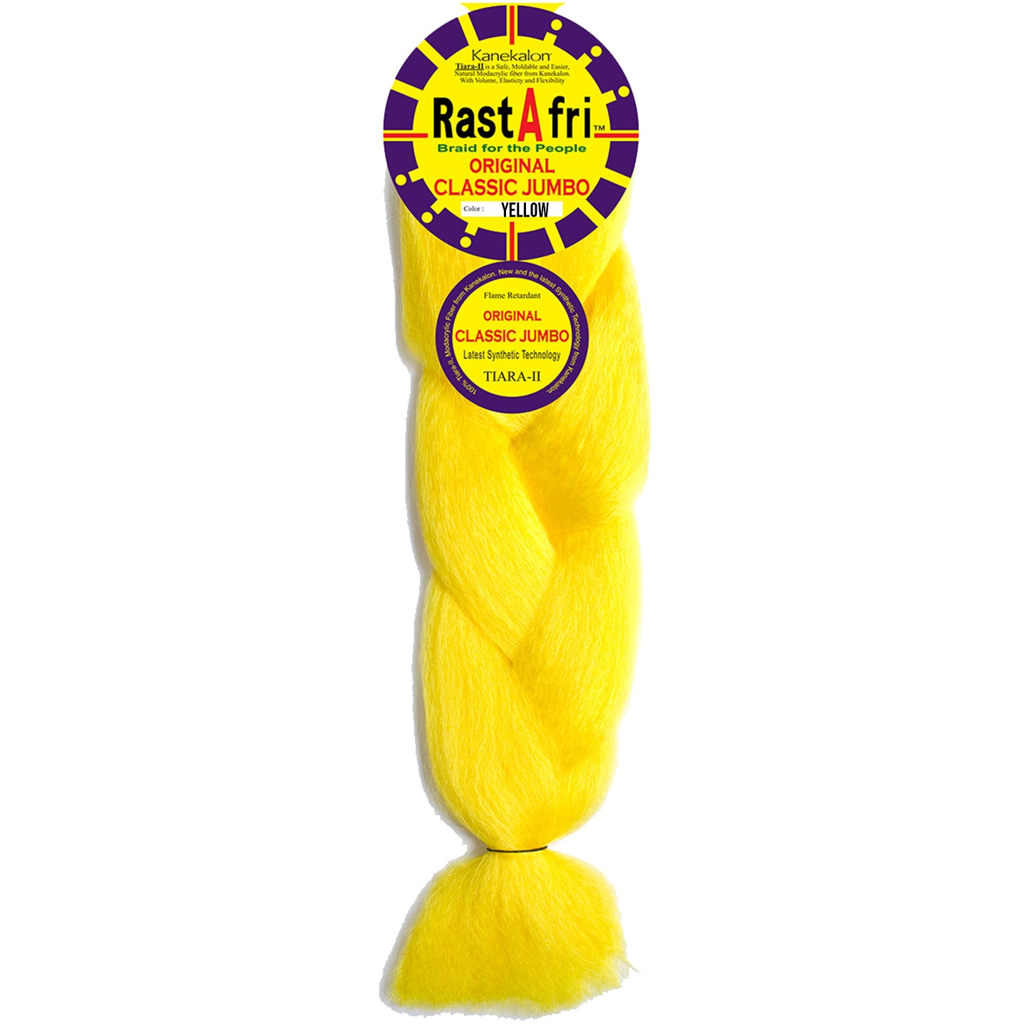 RastAfri Classic Jumbo Braiding Hair color yellow